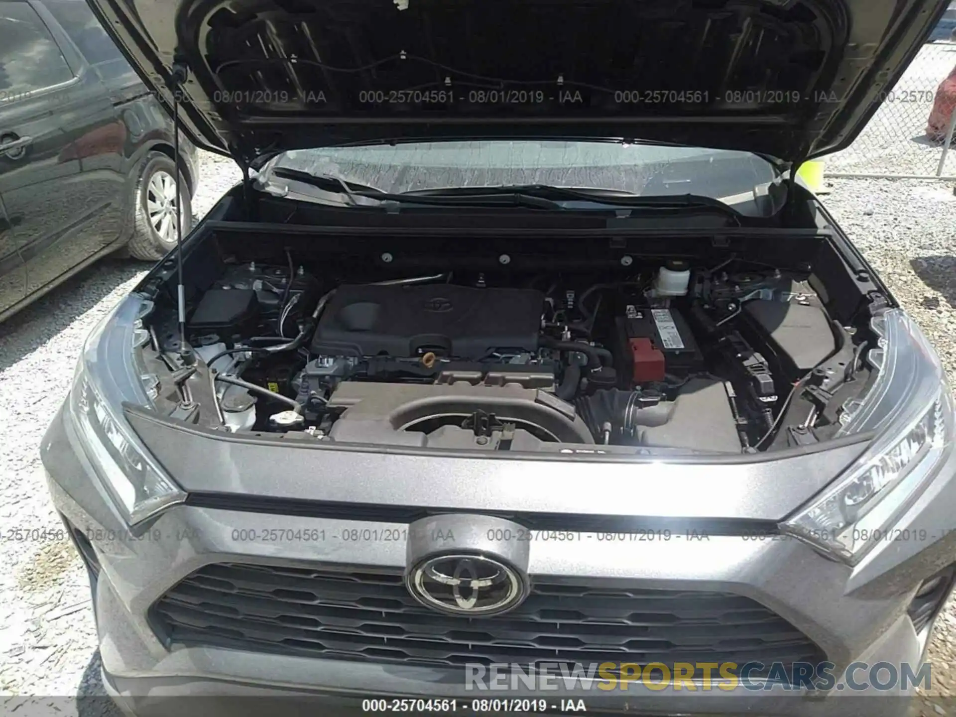 10 Фотография поврежденного автомобиля 2T3C1RFV3KW016564 TOYOTA RAV4 2019