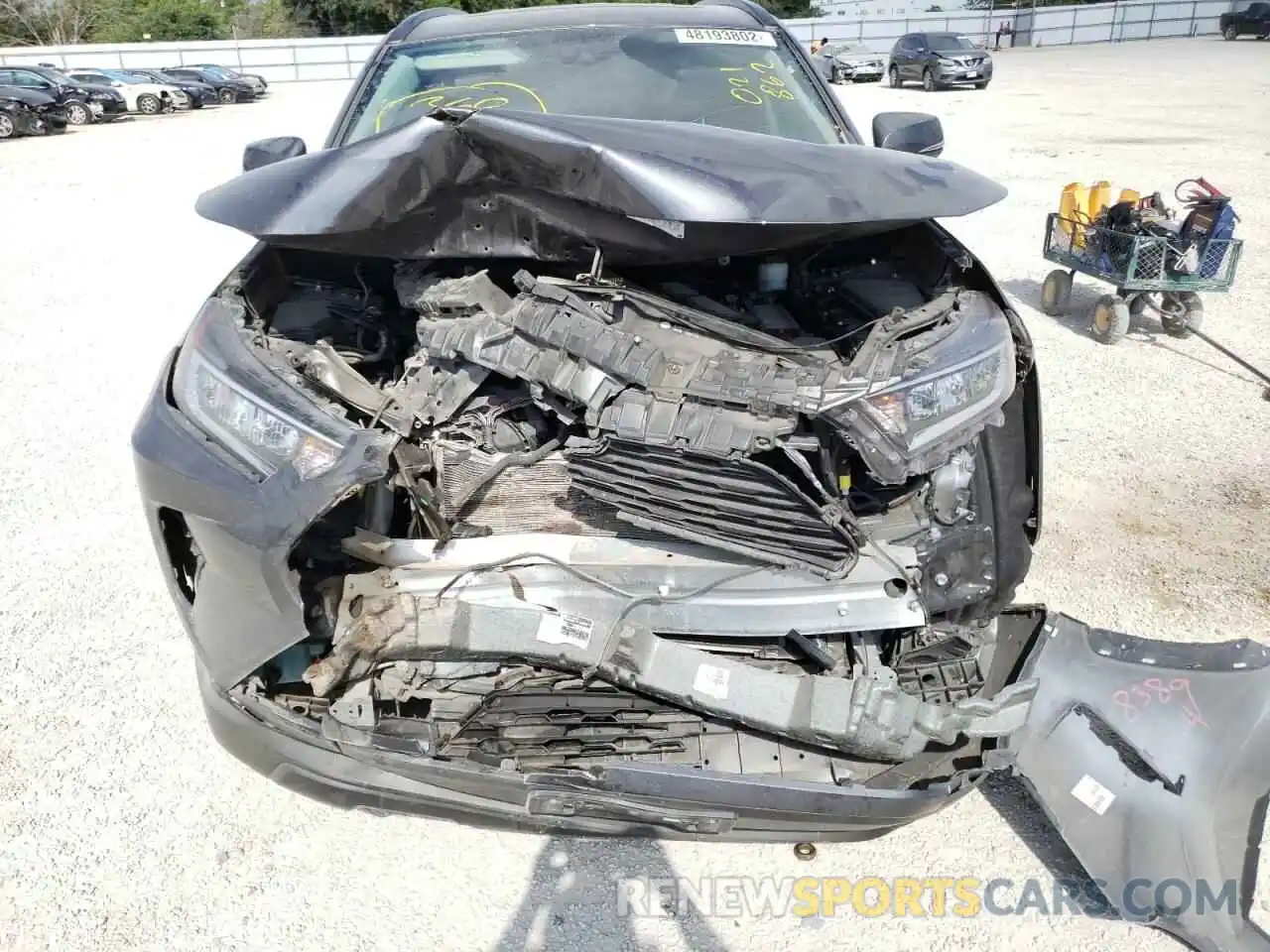 9 Photograph of a damaged car 2T3C1RFV3KW021862 TOYOTA RAV4 2019