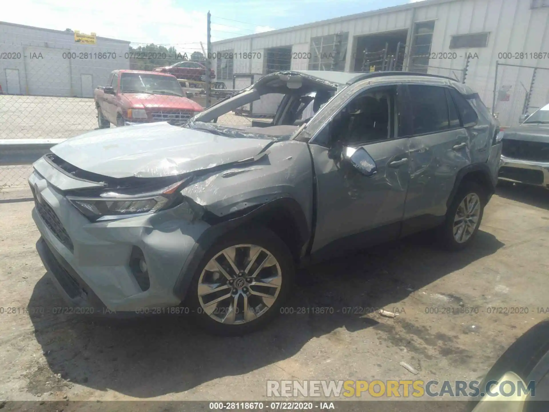 2 Photograph of a damaged car 2T3C1RFV3KW025152 TOYOTA RAV4 2019