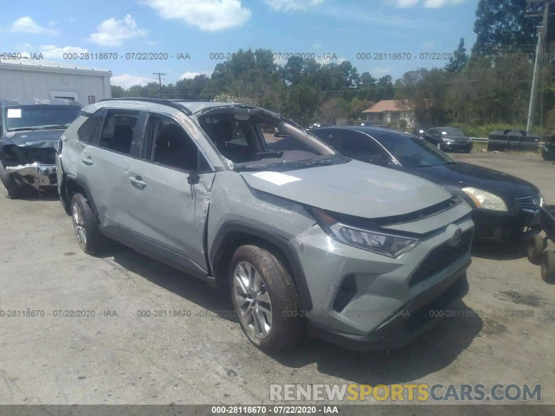 6 Фотография поврежденного автомобиля 2T3C1RFV3KW025152 TOYOTA RAV4 2019