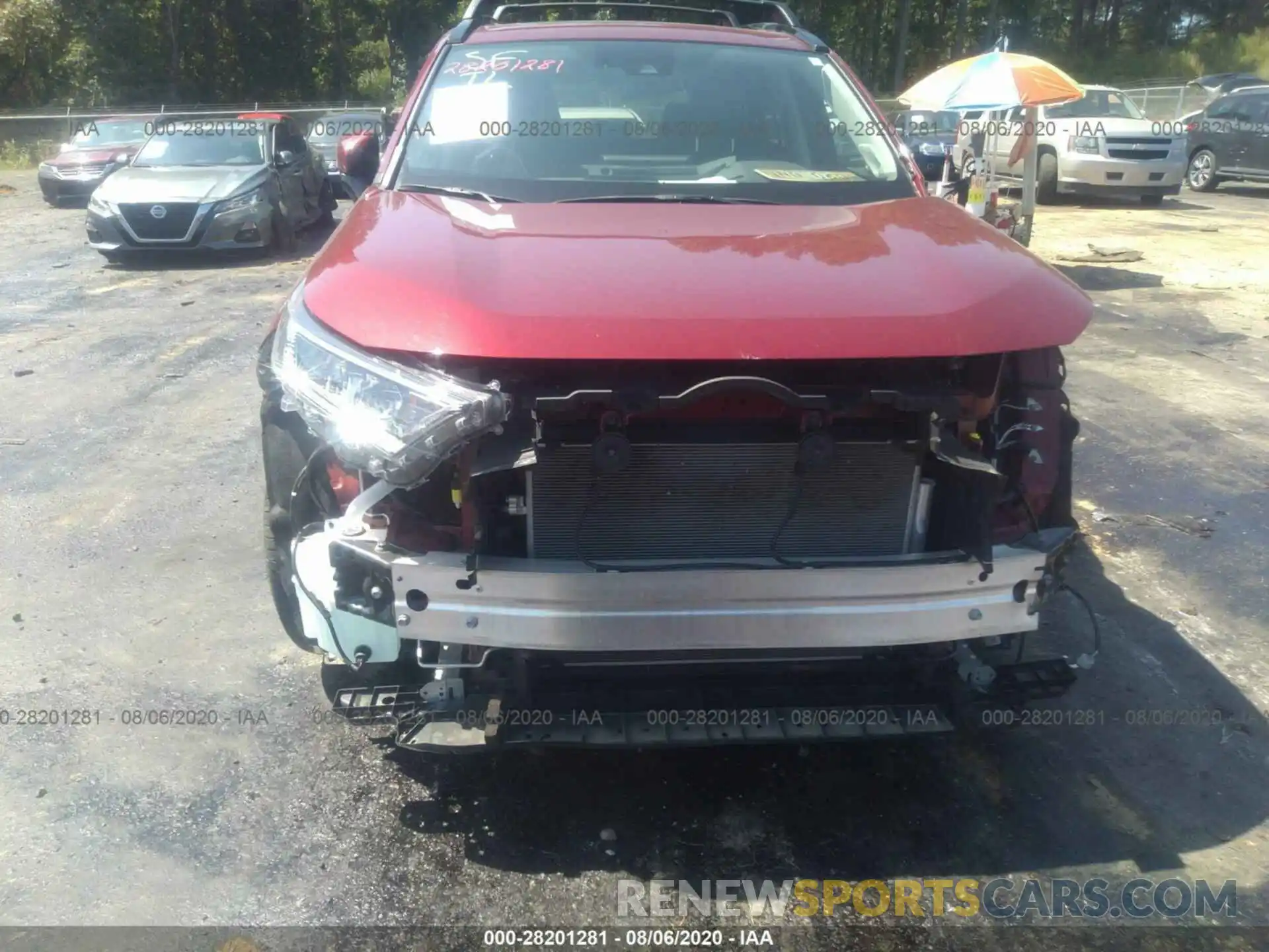 6 Photograph of a damaged car 2T3C1RFV3KW036443 TOYOTA RAV4 2019