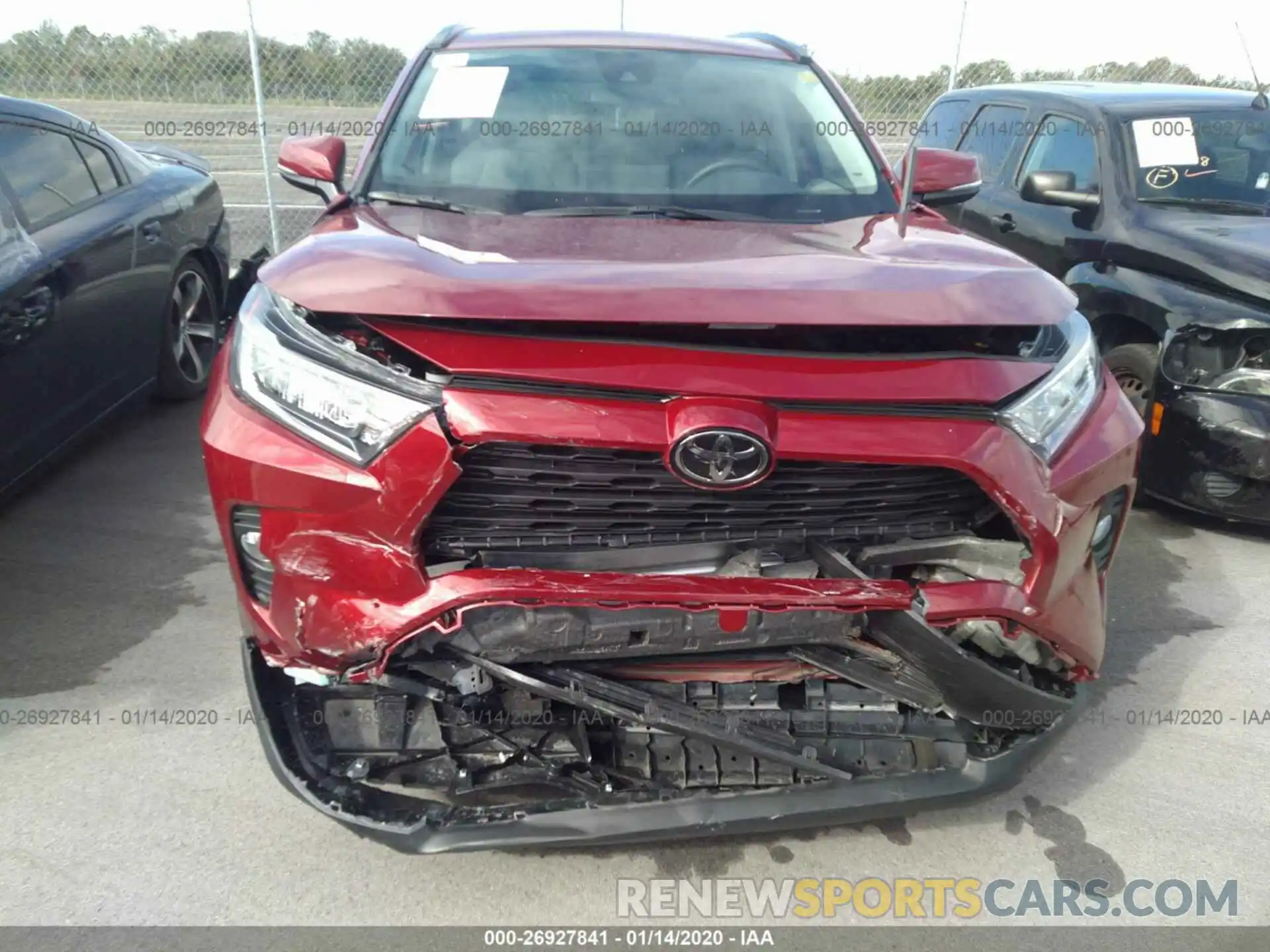 6 Фотография поврежденного автомобиля 2T3C1RFV3KW046387 TOYOTA RAV4 2019