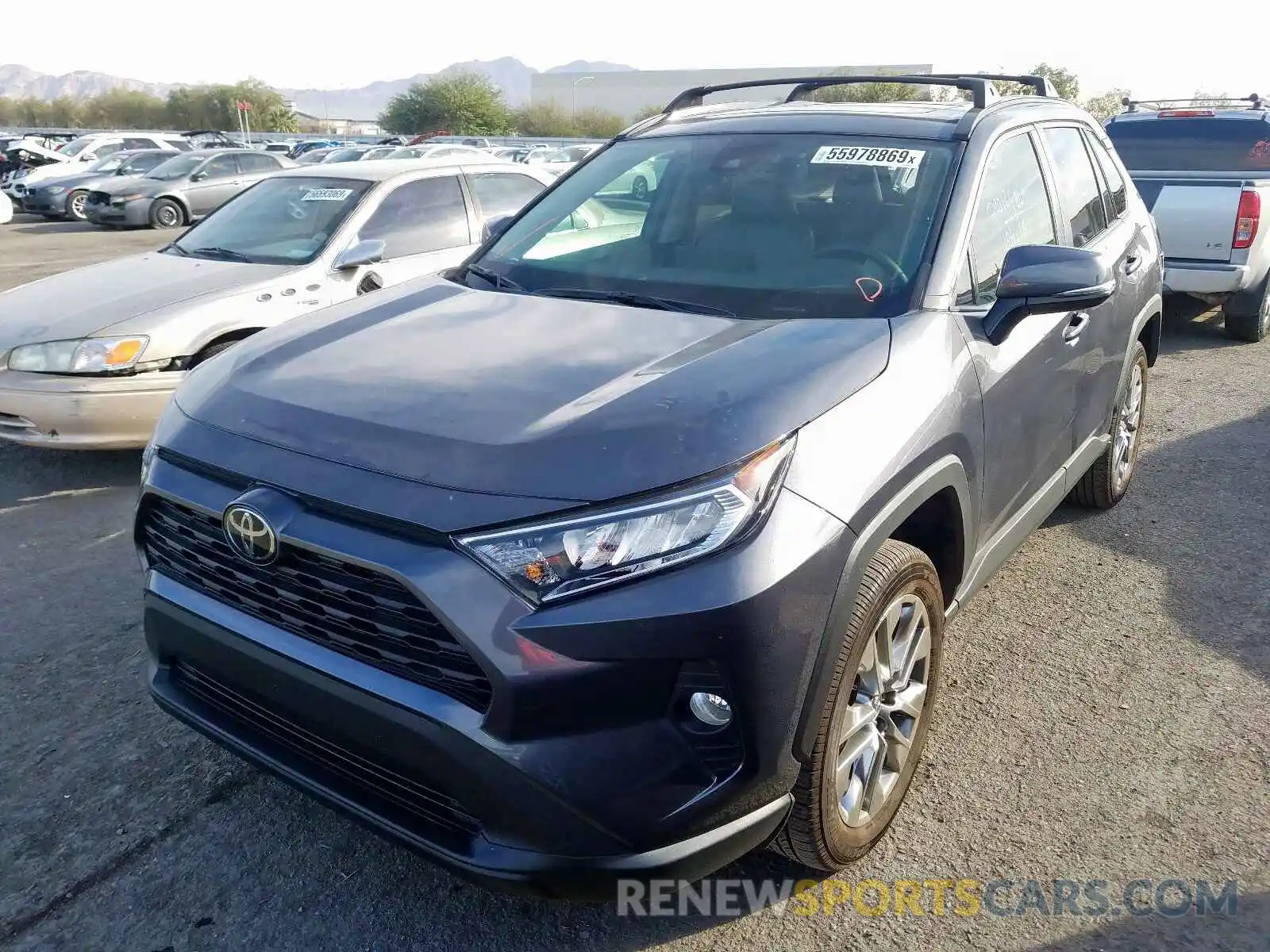 2 Photograph of a damaged car 2T3C1RFV4KC003260 TOYOTA RAV4 2019