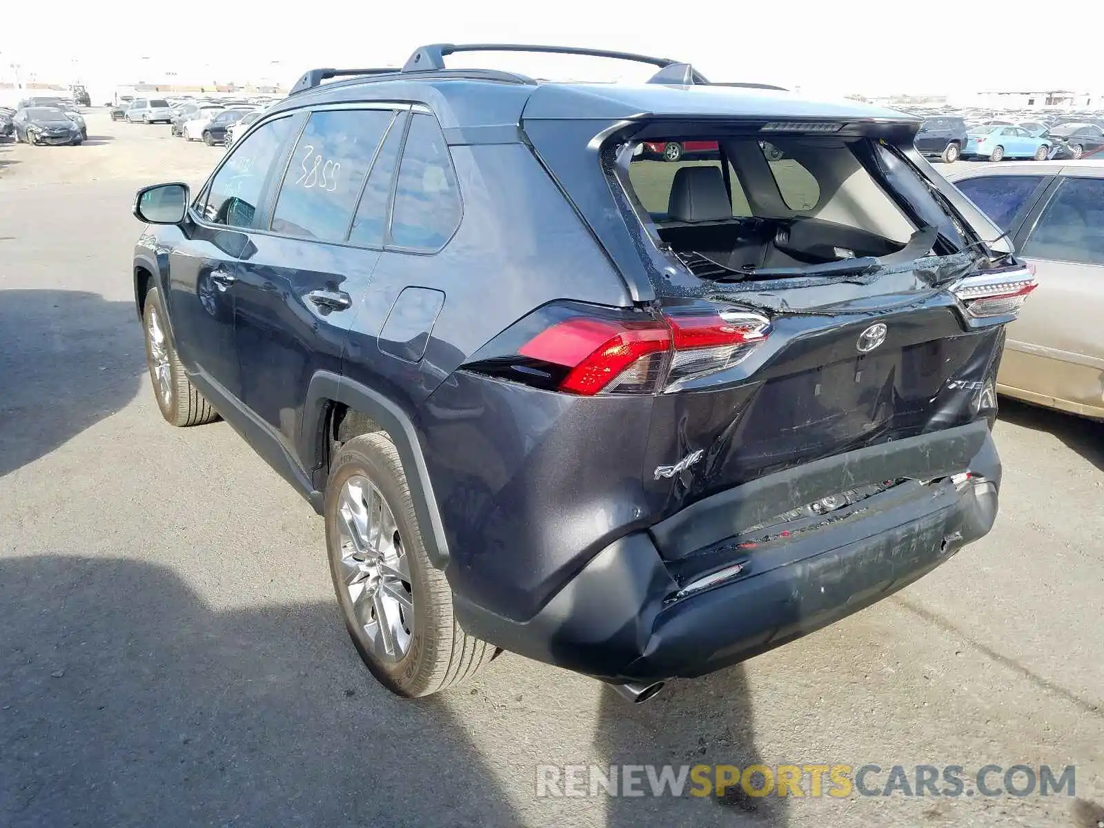 3 Photograph of a damaged car 2T3C1RFV4KC003260 TOYOTA RAV4 2019