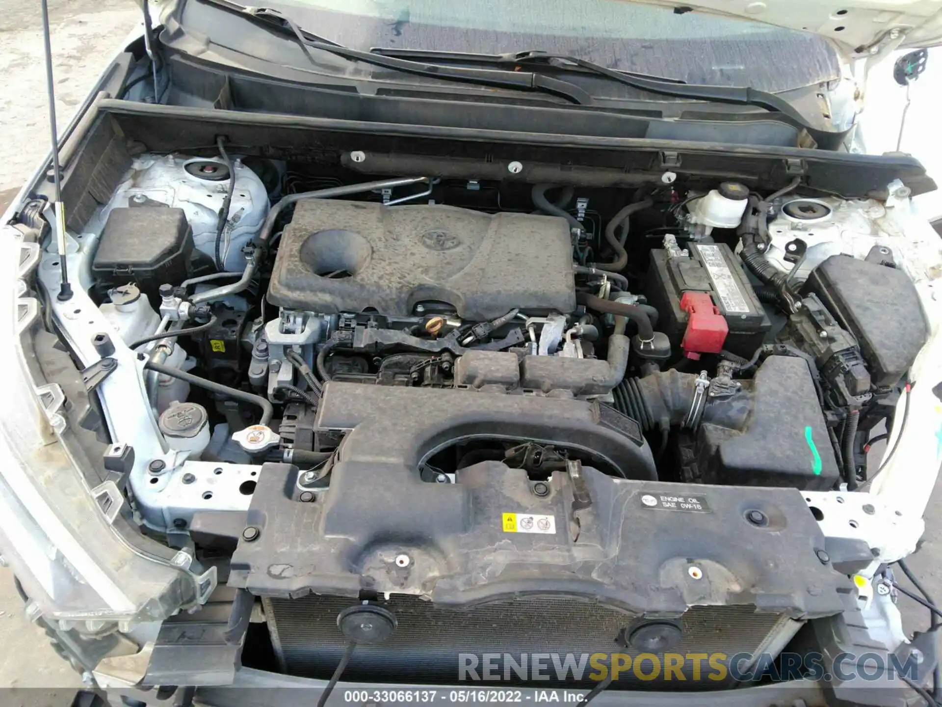 10 Фотография поврежденного автомобиля 2T3C1RFV4KC013951 TOYOTA RAV4 2019