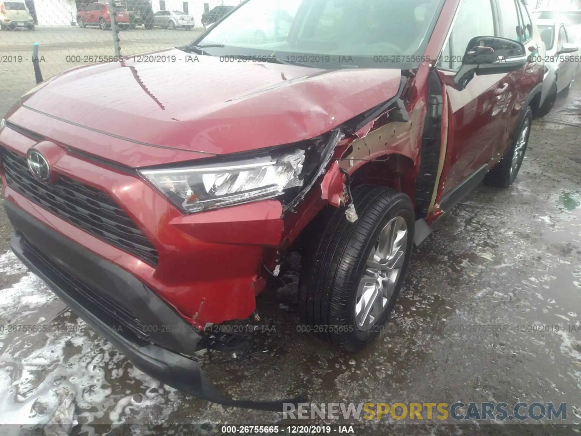 6 Photograph of a damaged car 2T3C1RFV4KC022049 TOYOTA RAV4 2019