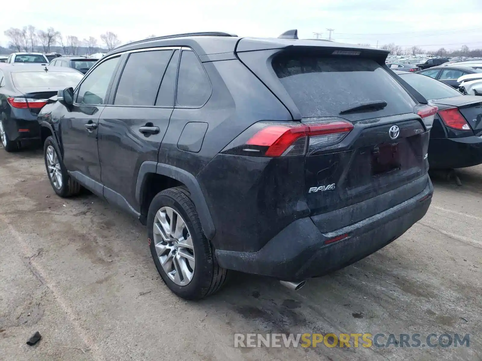 3 Фотография поврежденного автомобиля 2T3C1RFV4KW014094 TOYOTA RAV4 2019