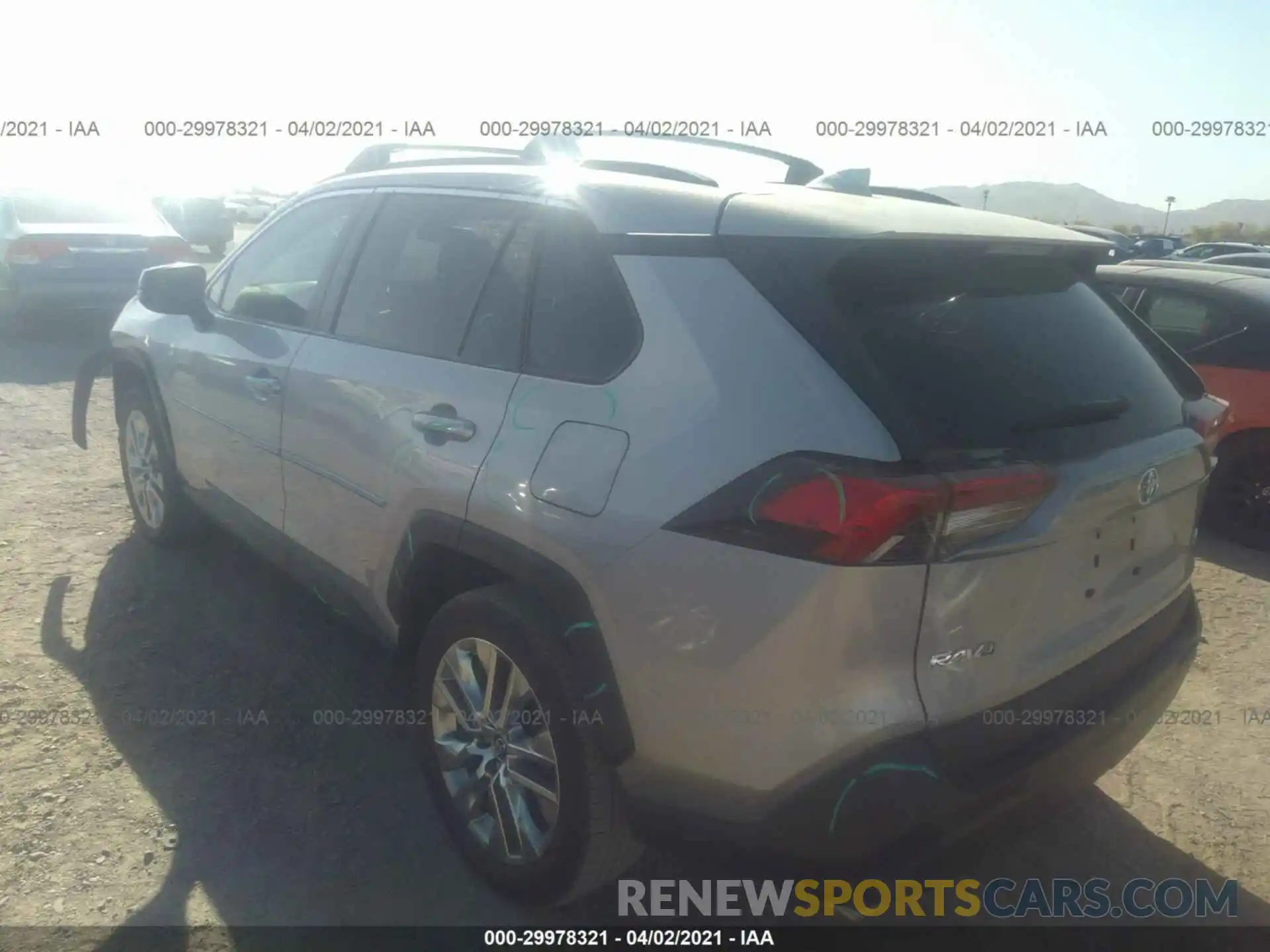 3 Фотография поврежденного автомобиля 2T3C1RFV4KW025709 TOYOTA RAV4 2019