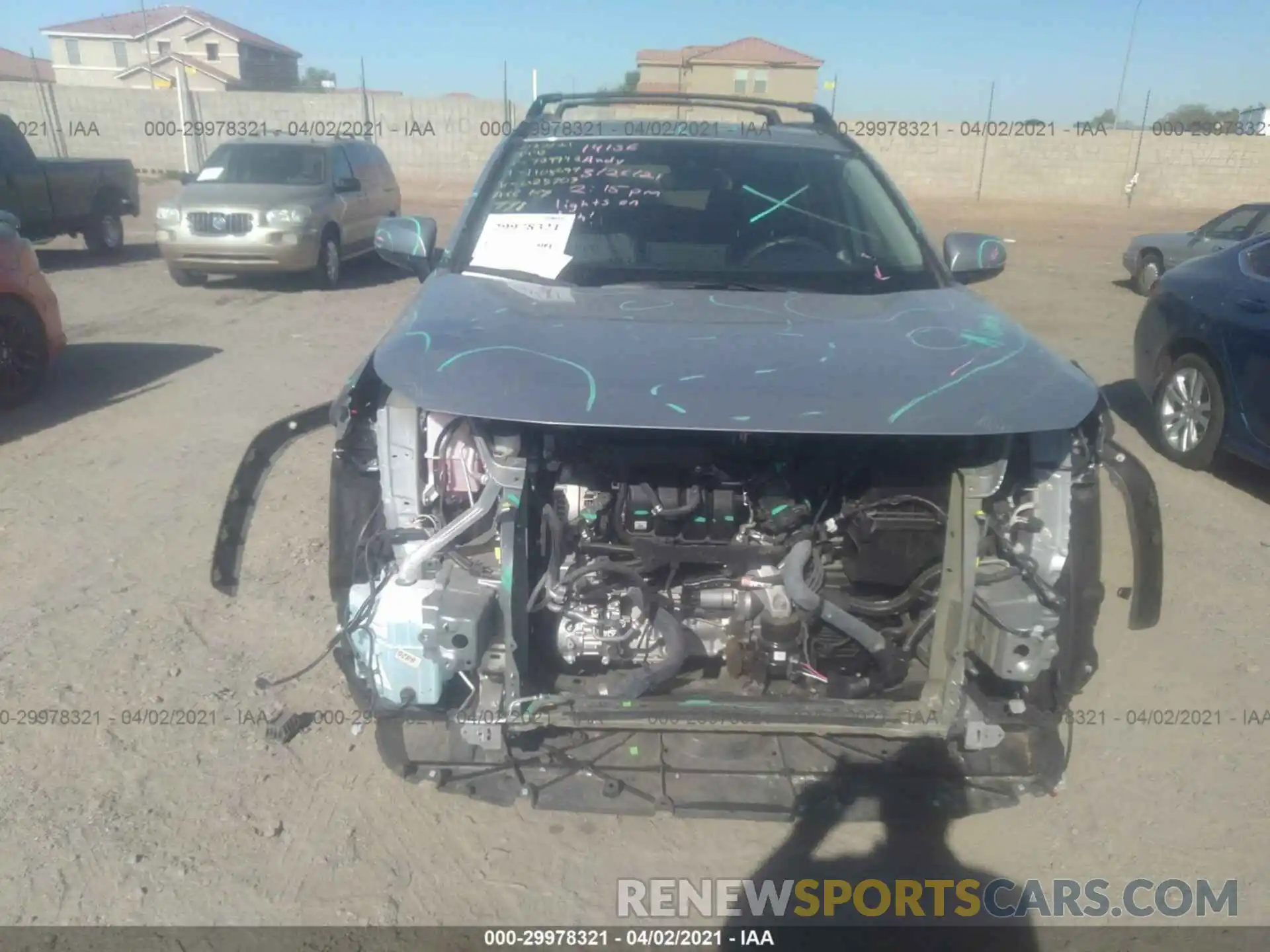 6 Photograph of a damaged car 2T3C1RFV4KW025709 TOYOTA RAV4 2019