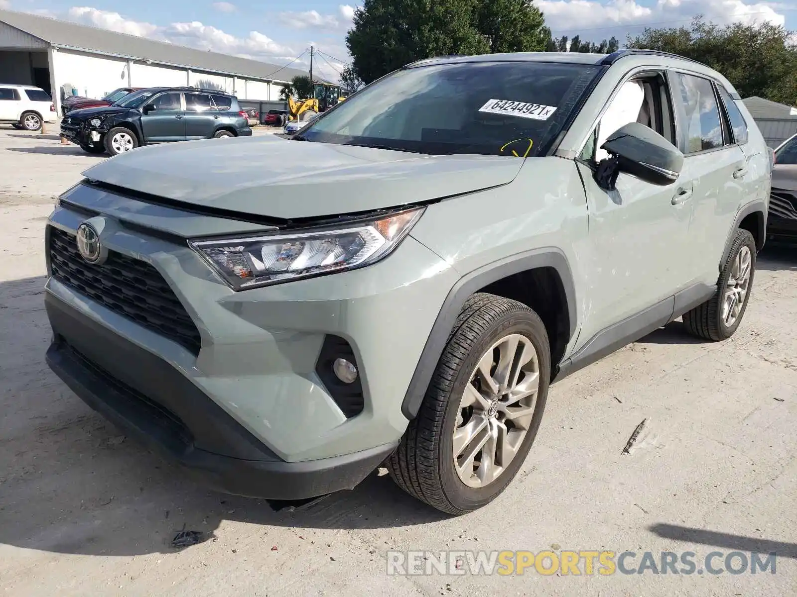 2 Photograph of a damaged car 2T3C1RFV4KW050528 TOYOTA RAV4 2019