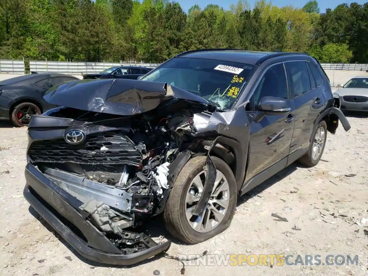 2 Photograph of a damaged car 2T3C1RFV4KW056085 TOYOTA RAV4 2019