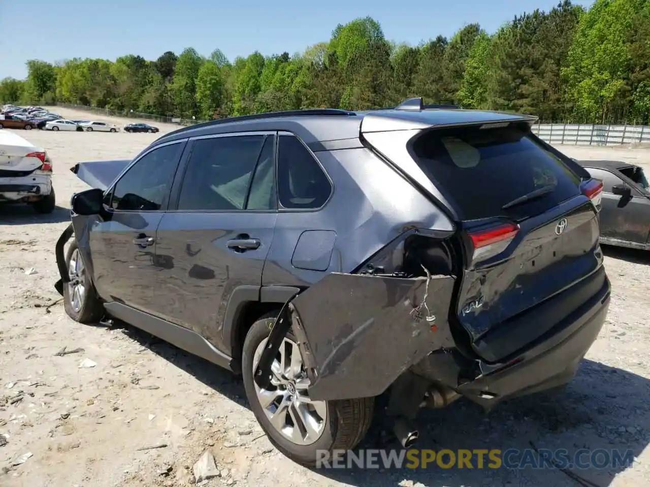 3 Photograph of a damaged car 2T3C1RFV4KW056085 TOYOTA RAV4 2019