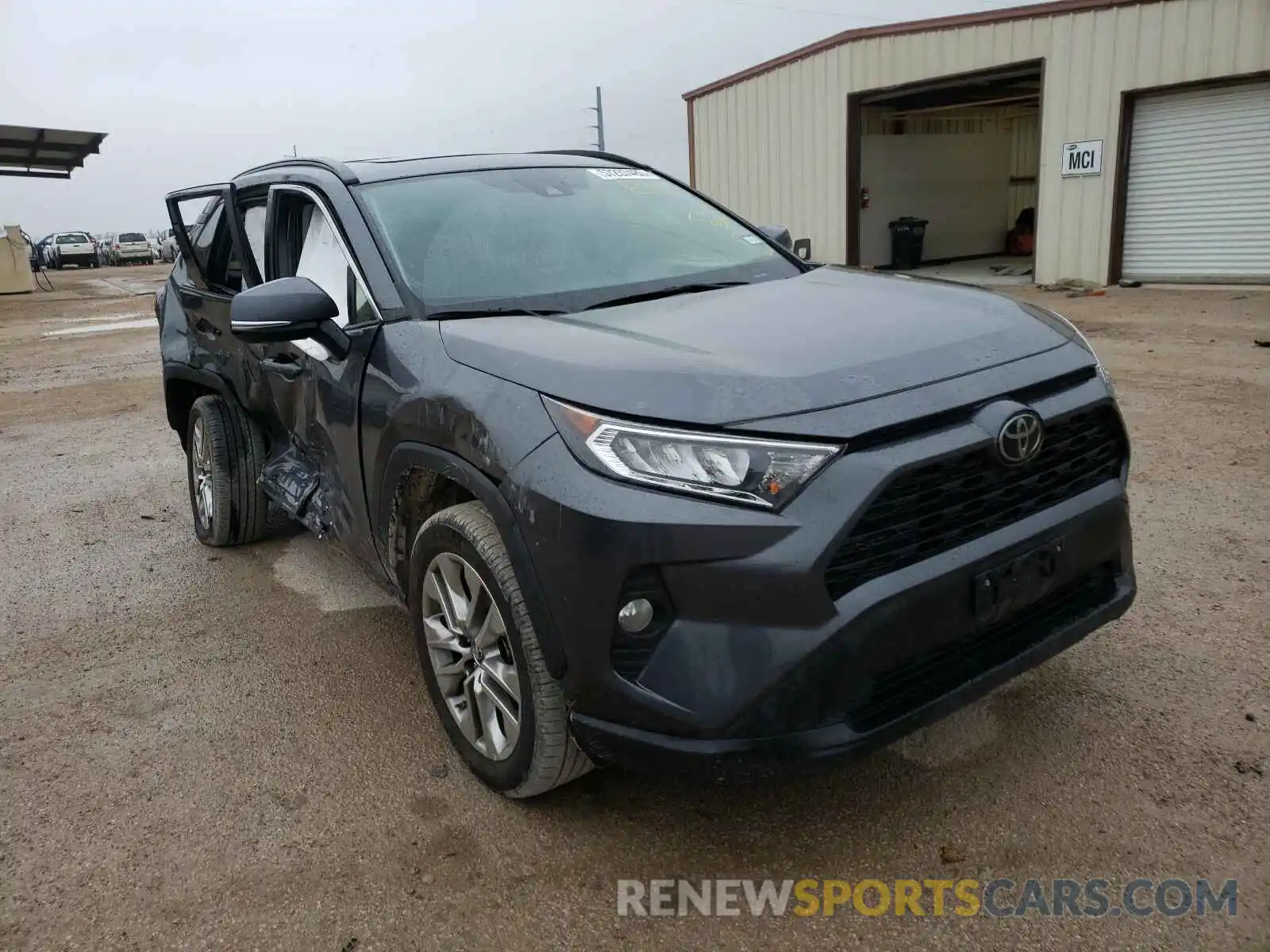 1 Photograph of a damaged car 2T3C1RFV5KC001615 TOYOTA RAV4 2019