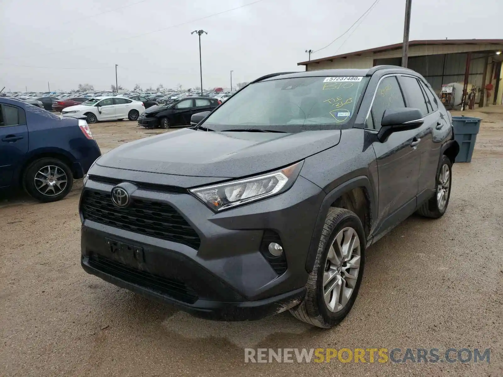 2 Photograph of a damaged car 2T3C1RFV5KC001615 TOYOTA RAV4 2019