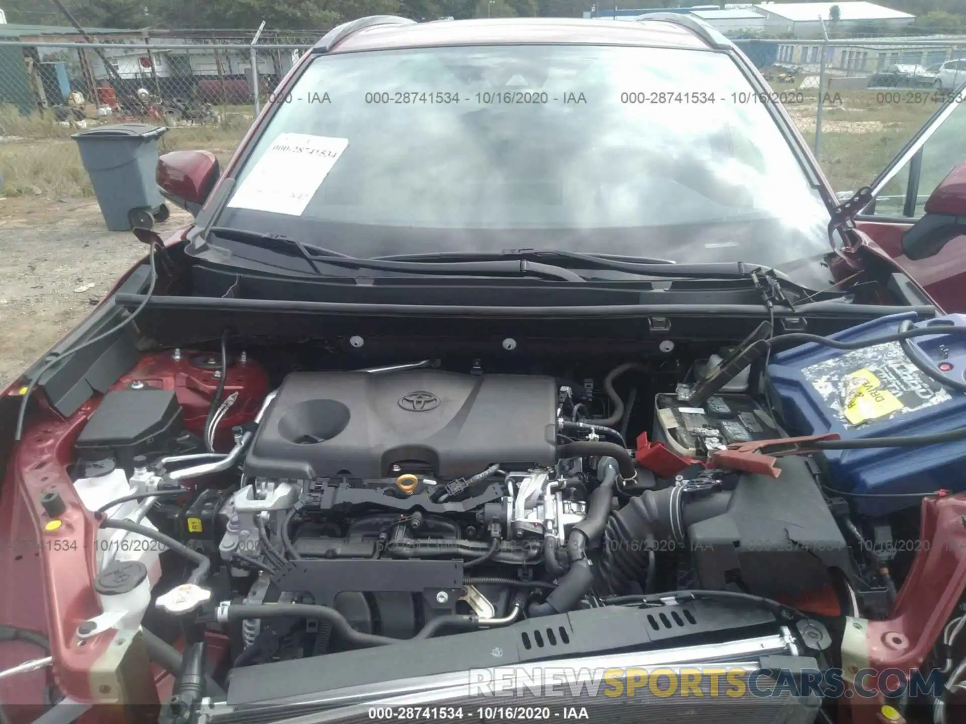 10 Photograph of a damaged car 2T3C1RFV5KW046293 TOYOTA RAV4 2019