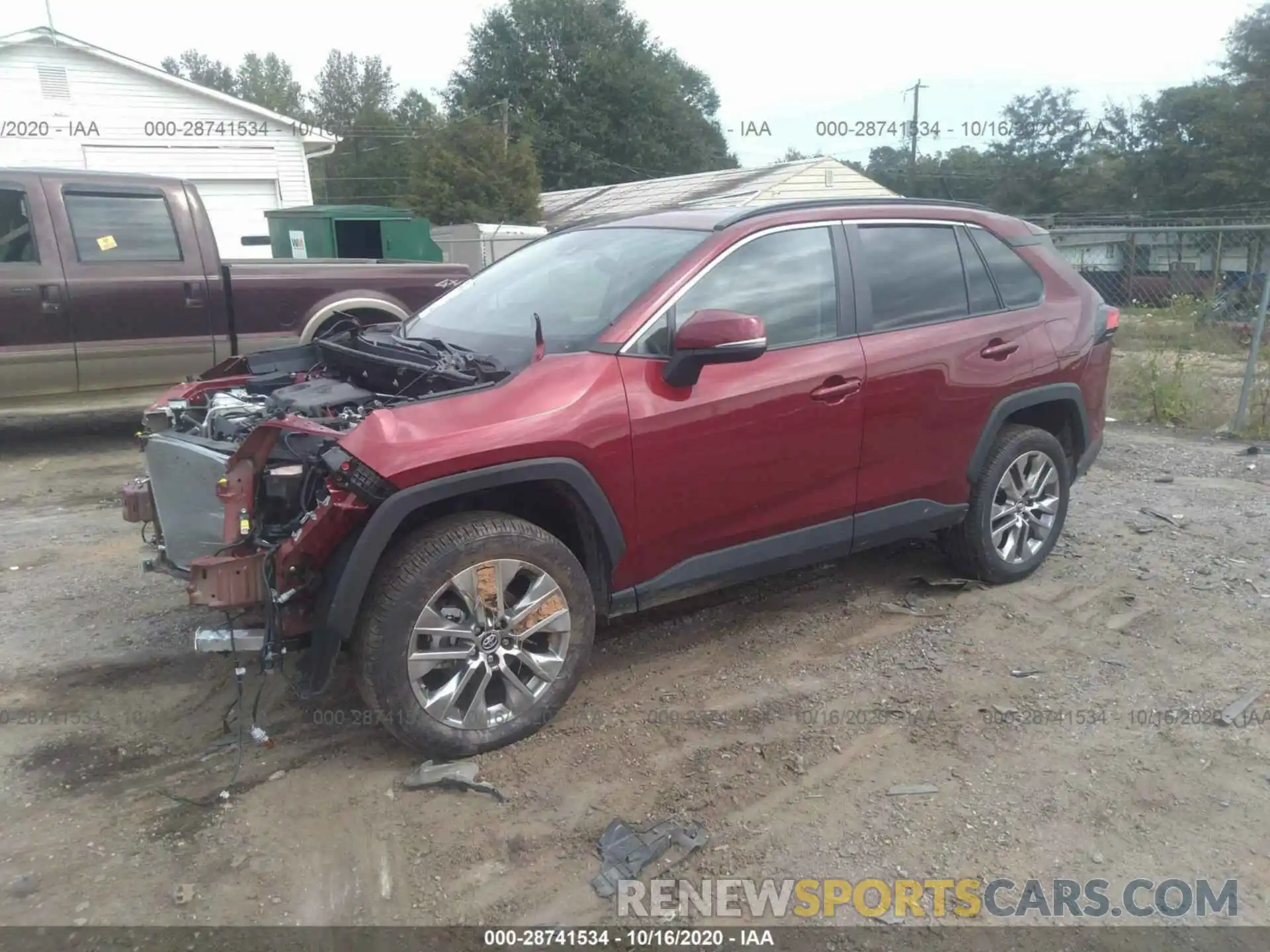 2 Photograph of a damaged car 2T3C1RFV5KW046293 TOYOTA RAV4 2019