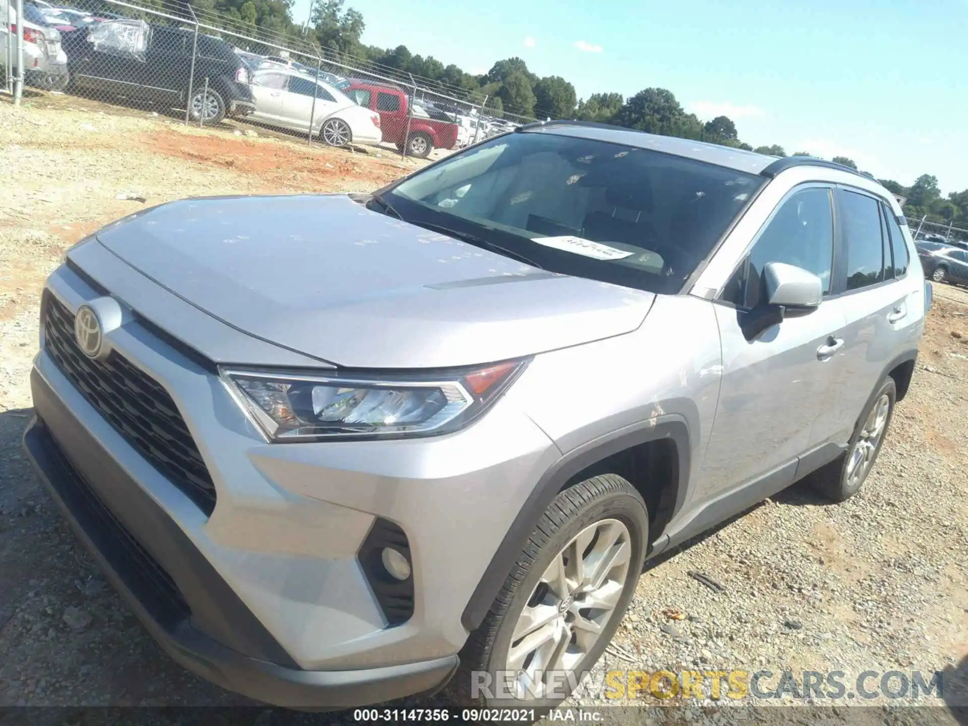 2 Photograph of a damaged car 2T3C1RFV5KW048383 TOYOTA RAV4 2019