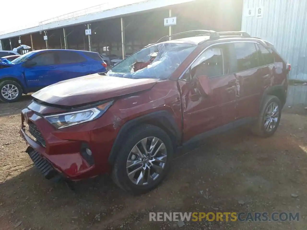 2 Photograph of a damaged car 2T3C1RFV5KW053423 TOYOTA RAV4 2019