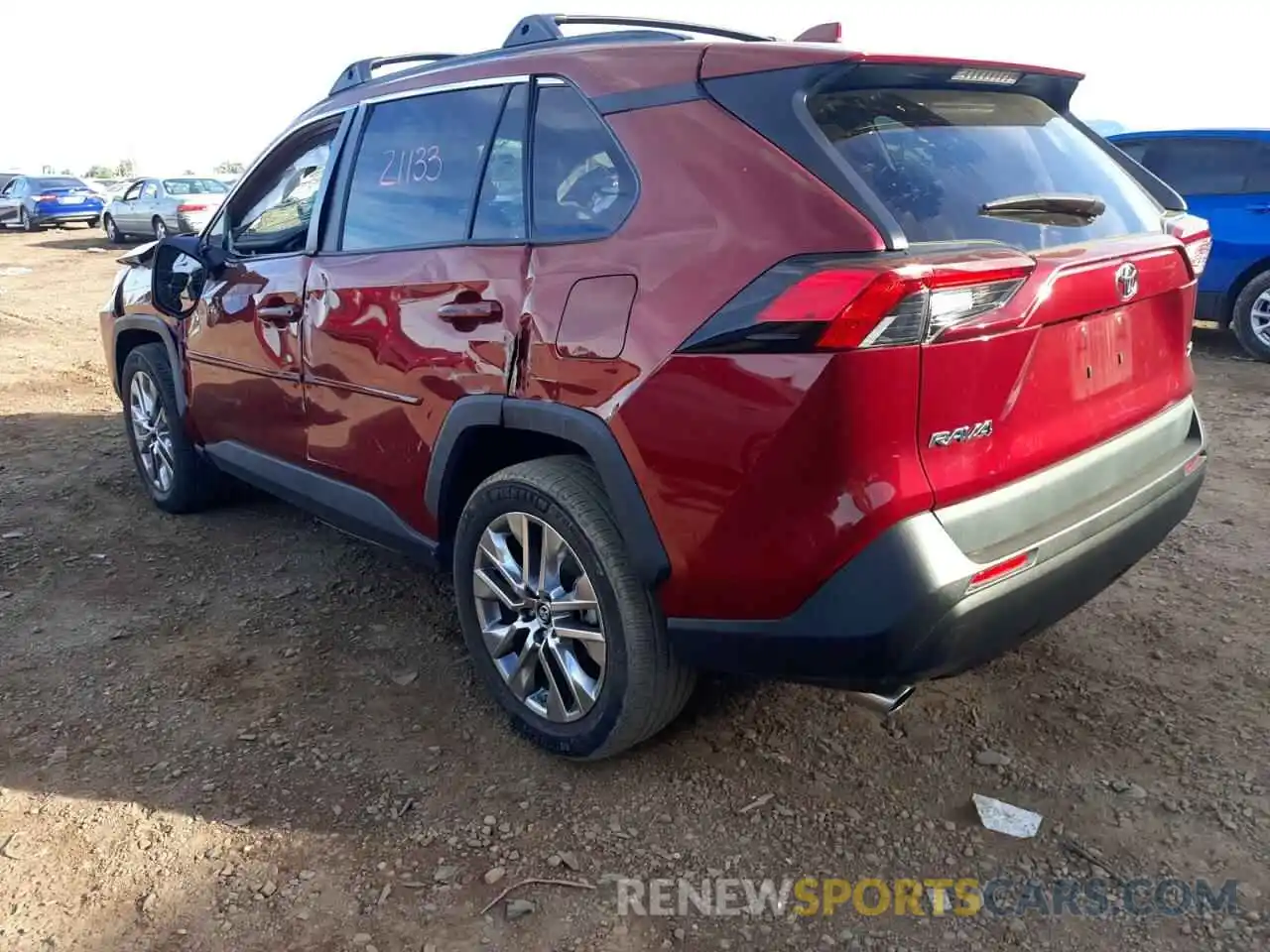 3 Photograph of a damaged car 2T3C1RFV5KW053423 TOYOTA RAV4 2019