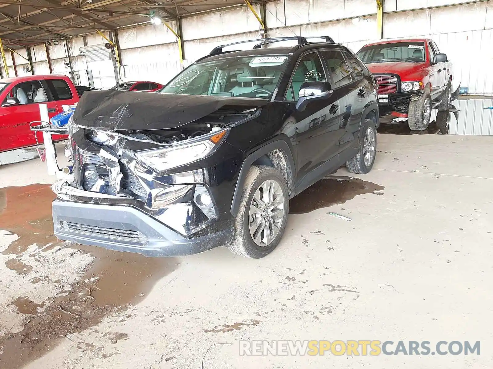 2 Photograph of a damaged car 2T3C1RFV6KC003552 TOYOTA RAV4 2019