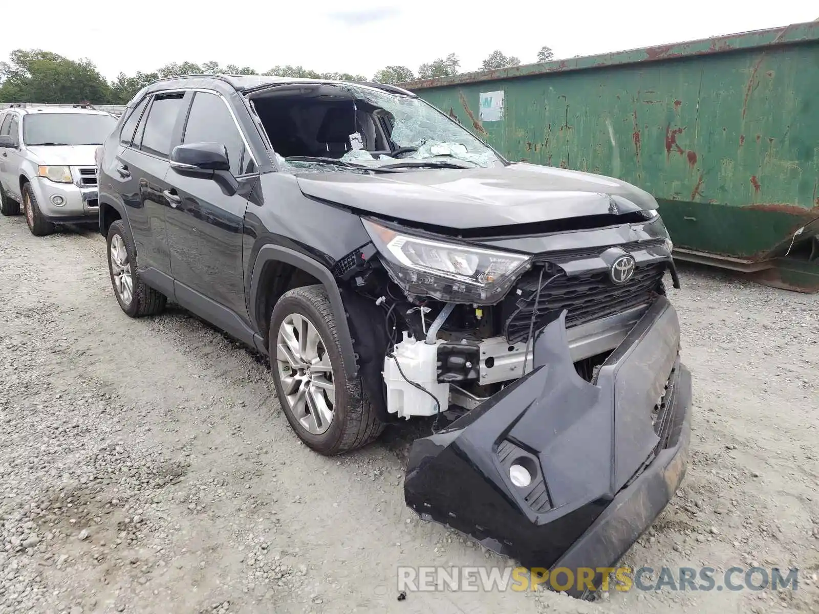 1 Photograph of a damaged car 2T3C1RFV6KC010257 TOYOTA RAV4 2019