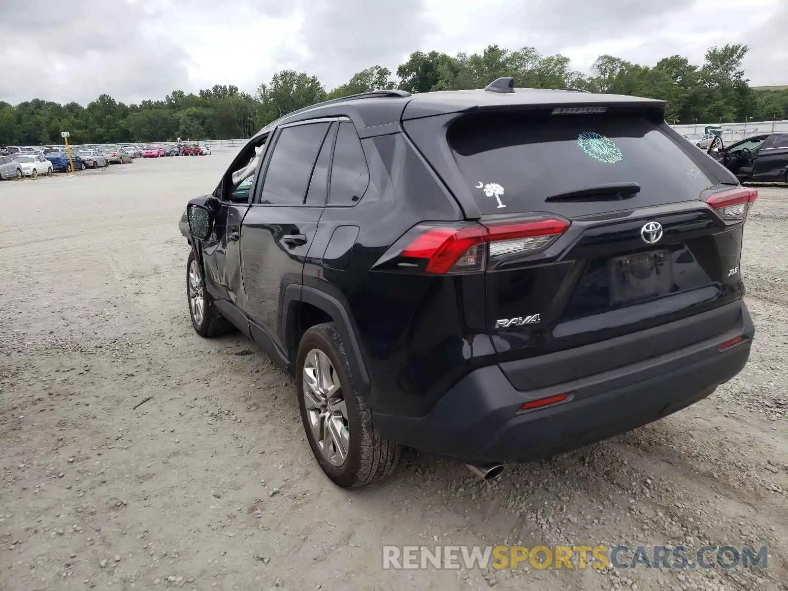 3 Photograph of a damaged car 2T3C1RFV6KC010257 TOYOTA RAV4 2019