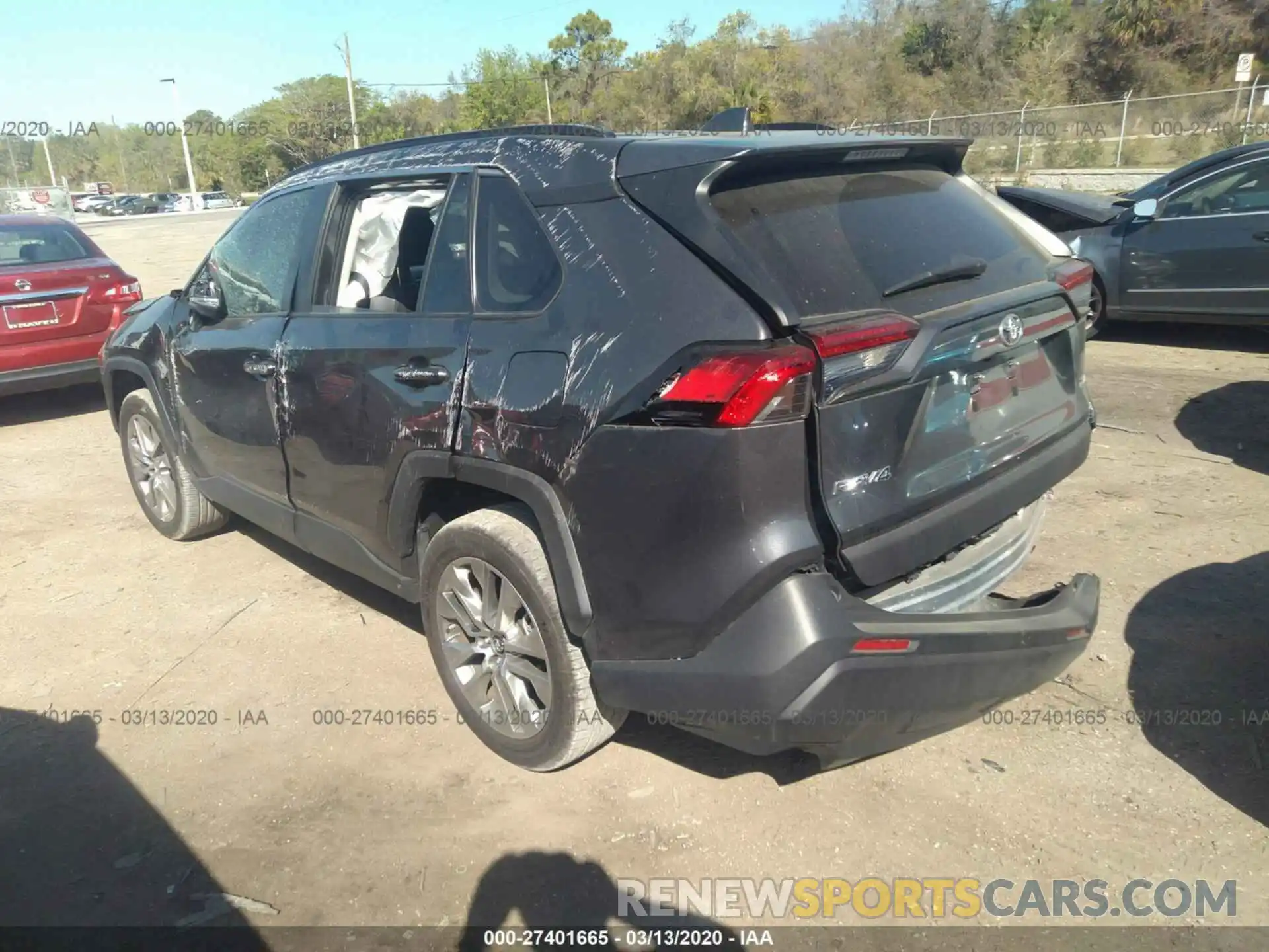 3 Photograph of a damaged car 2T3C1RFV6KC012185 TOYOTA RAV4 2019