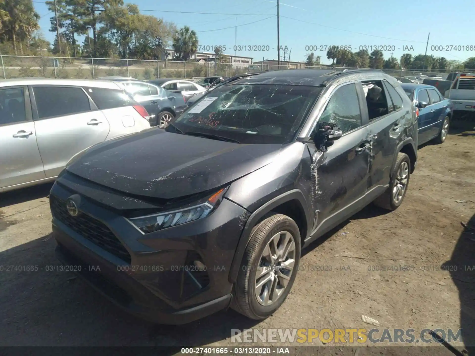 6 Photograph of a damaged car 2T3C1RFV6KC012185 TOYOTA RAV4 2019