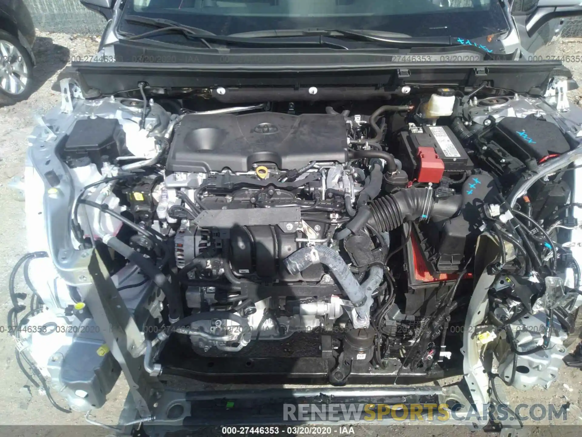 10 Фотография поврежденного автомобиля 2T3C1RFV6KC016432 TOYOTA RAV4 2019