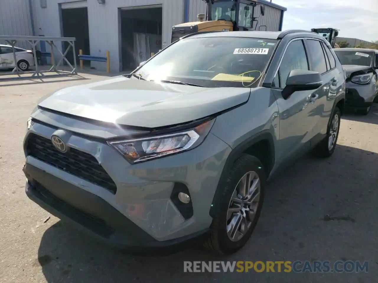 2 Фотография поврежденного автомобиля 2T3C1RFV6KW007518 TOYOTA RAV4 2019