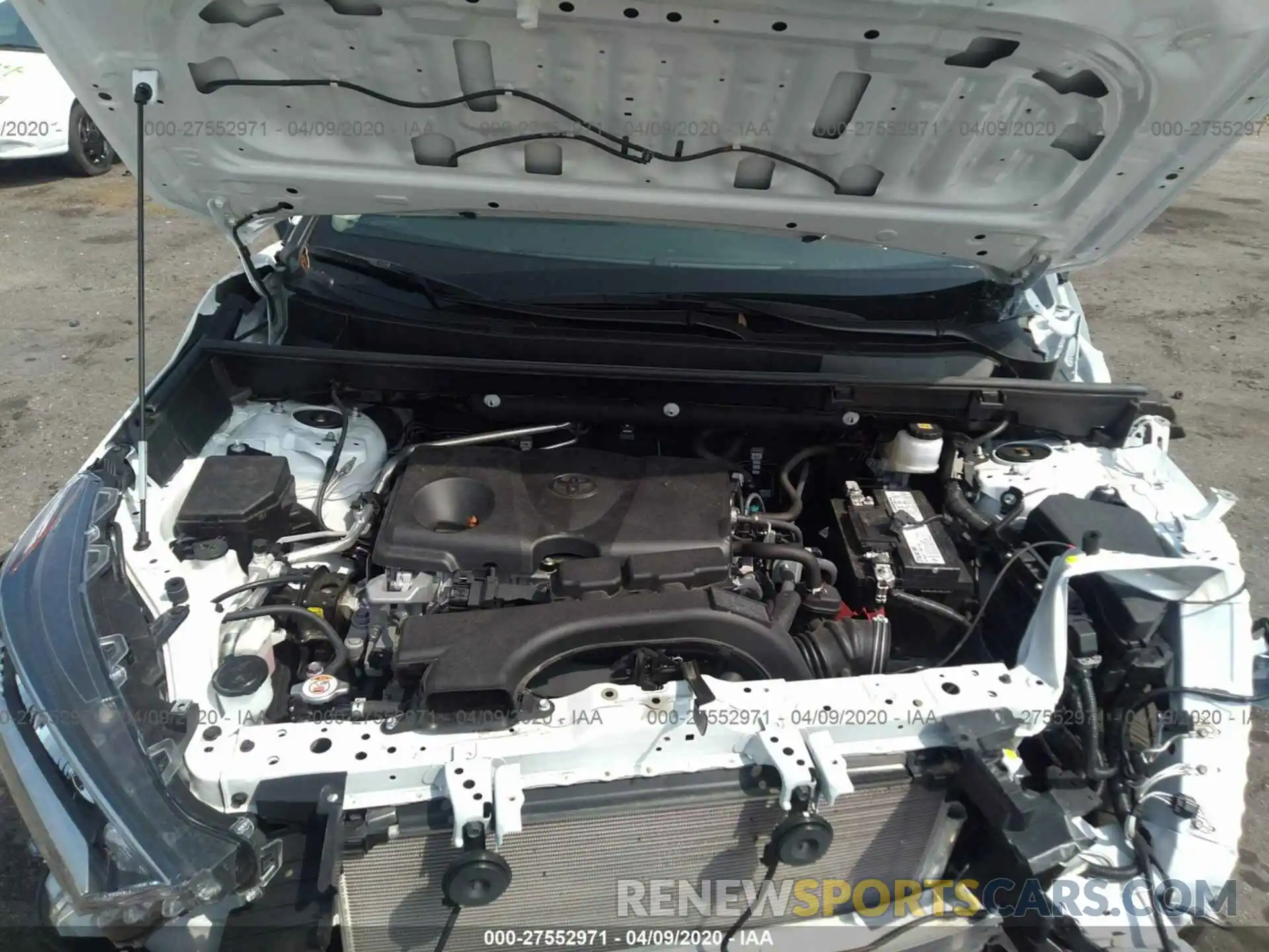 10 Фотография поврежденного автомобиля 2T3C1RFV6KW014680 TOYOTA RAV4 2019