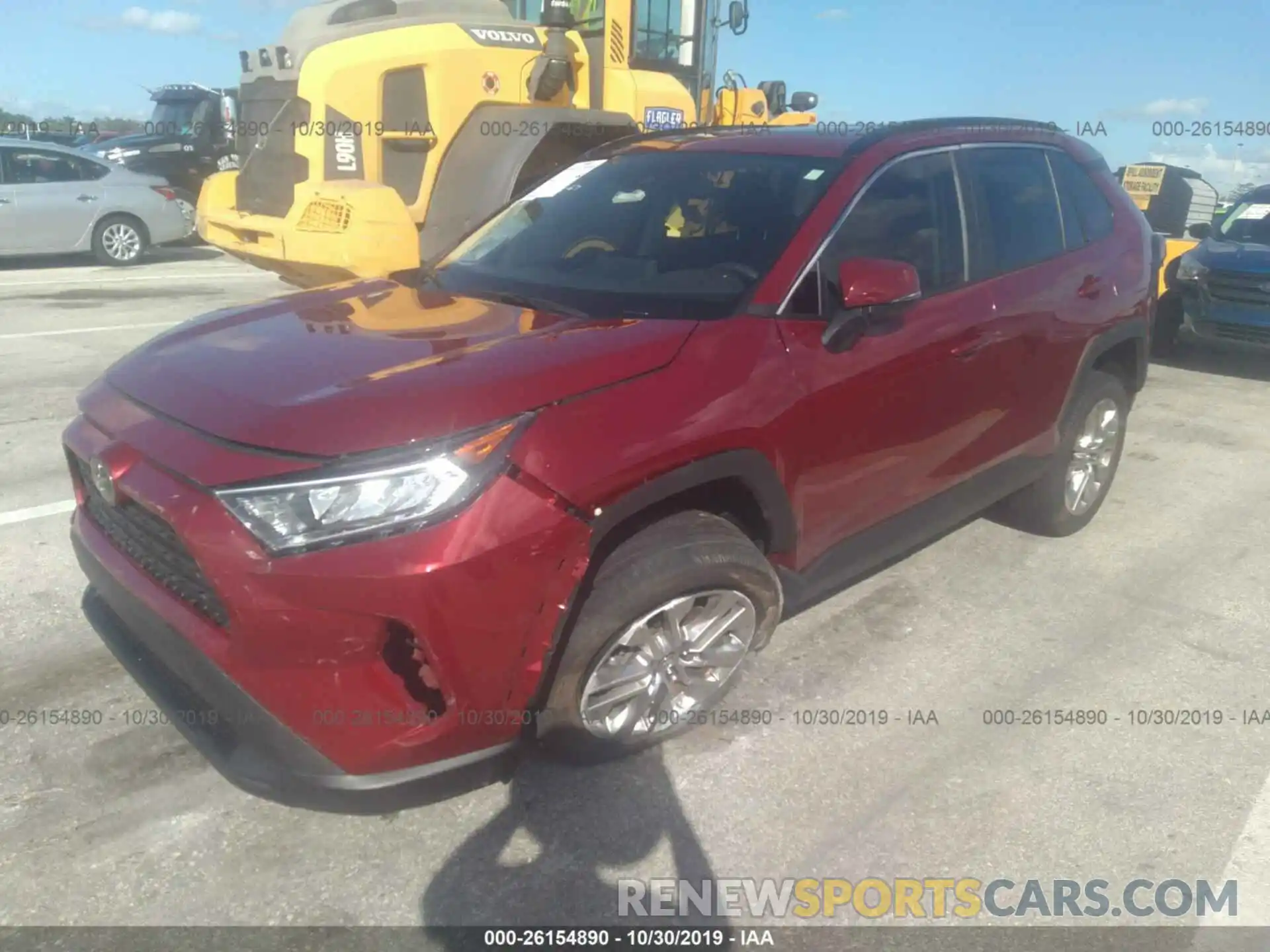 2 Photograph of a damaged car 2T3C1RFV6KW018678 TOYOTA RAV4 2019