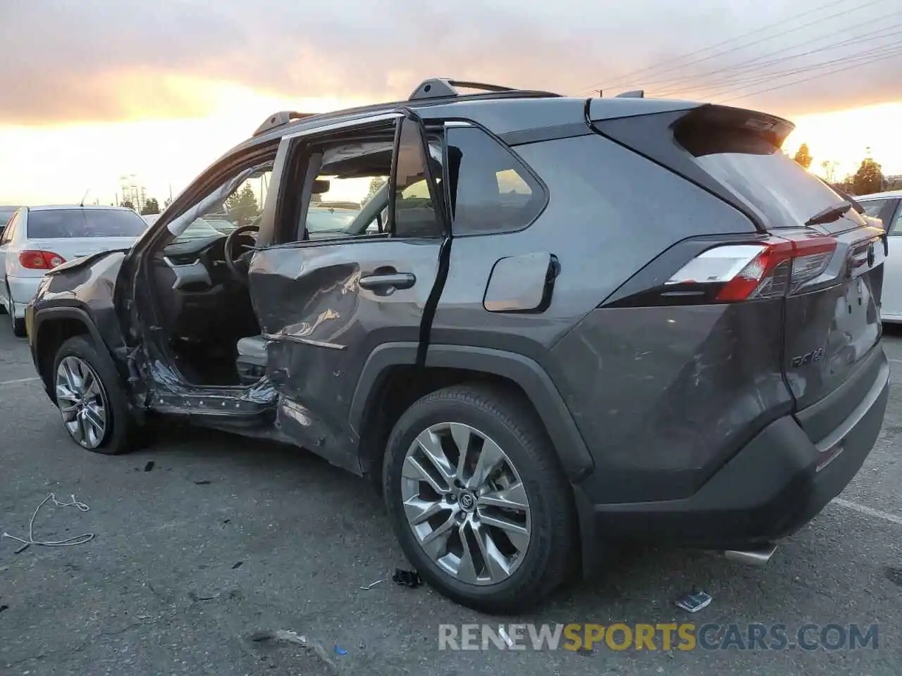 2 Photograph of a damaged car 2T3C1RFV6KW025856 TOYOTA RAV4 2019