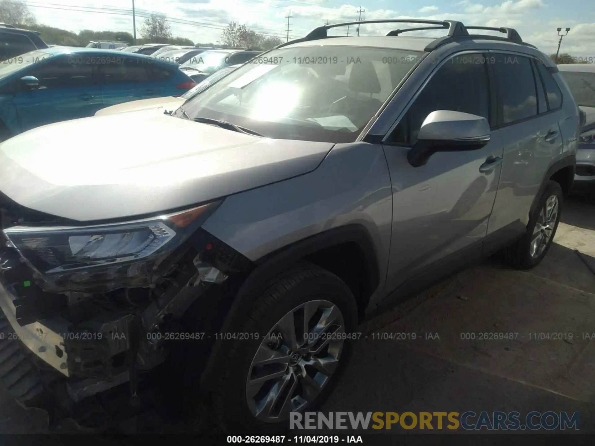 2 Photograph of a damaged car 2T3C1RFV6KW028868 TOYOTA RAV4 2019