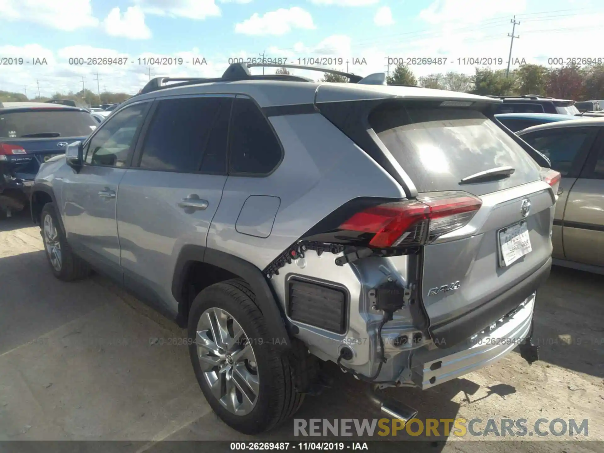 3 Photograph of a damaged car 2T3C1RFV6KW028868 TOYOTA RAV4 2019