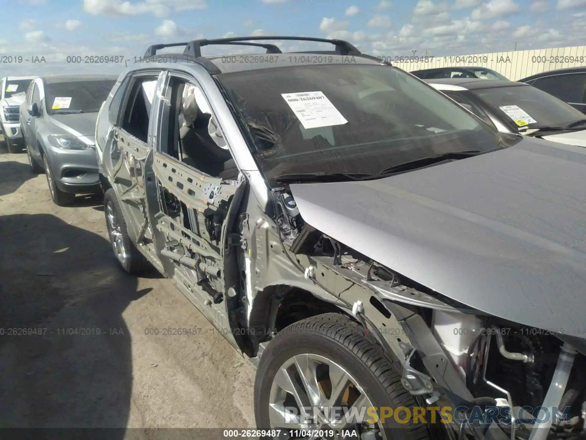 6 Photograph of a damaged car 2T3C1RFV6KW028868 TOYOTA RAV4 2019