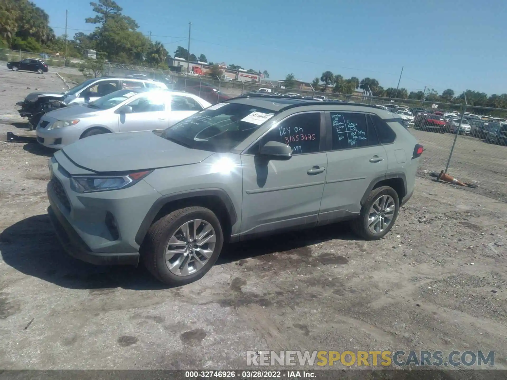 2 Photograph of a damaged car 2T3C1RFV6KW056864 TOYOTA RAV4 2019