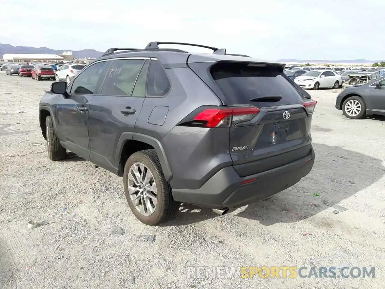 3 Photograph of a damaged car 2T3C1RFV7KC002975 TOYOTA RAV4 2019