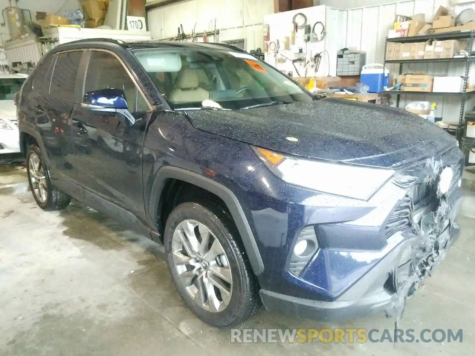 1 Photograph of a damaged car 2T3C1RFV7KC012258 TOYOTA RAV4 2019