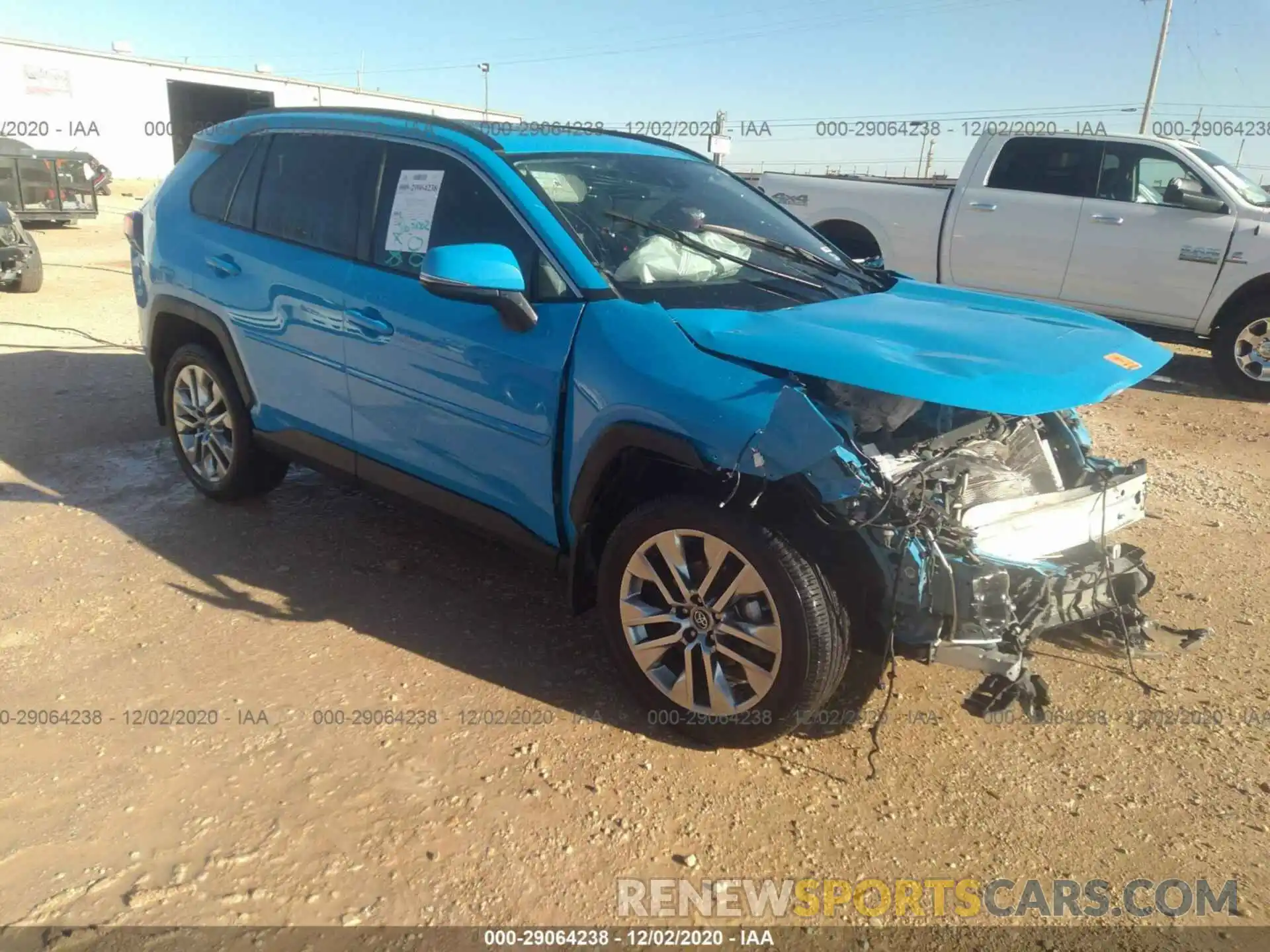 1 Photograph of a damaged car 2T3C1RFV7KC019713 TOYOTA RAV4 2019