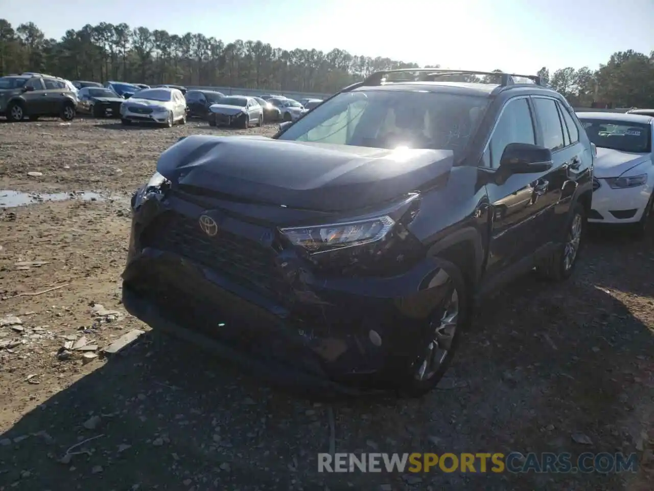 2 Photograph of a damaged car 2T3C1RFV7KC022787 TOYOTA RAV4 2019