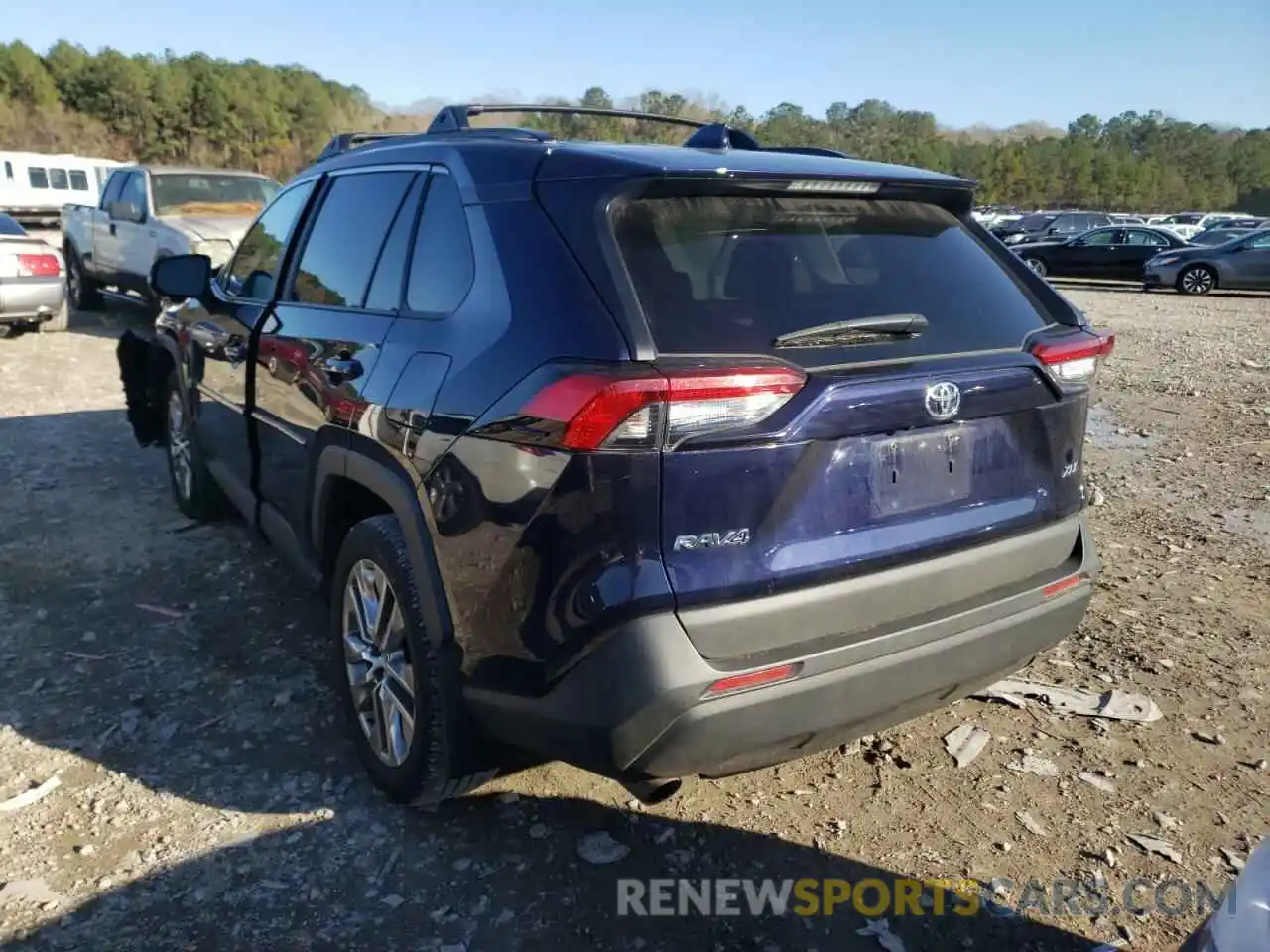 3 Photograph of a damaged car 2T3C1RFV7KC022787 TOYOTA RAV4 2019