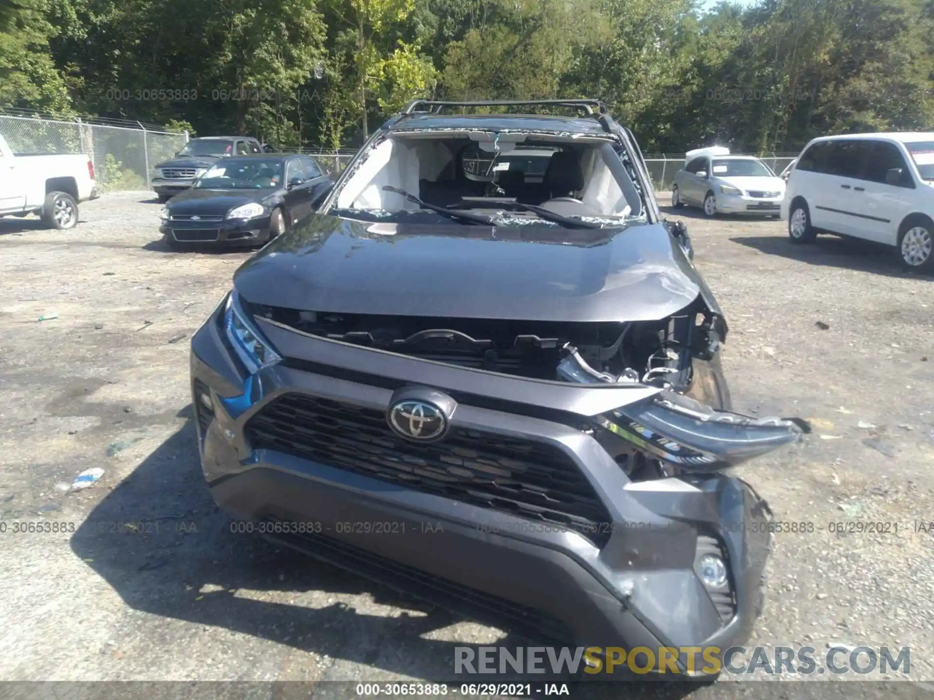 6 Photograph of a damaged car 2T3C1RFV7KC030629 TOYOTA RAV4 2019