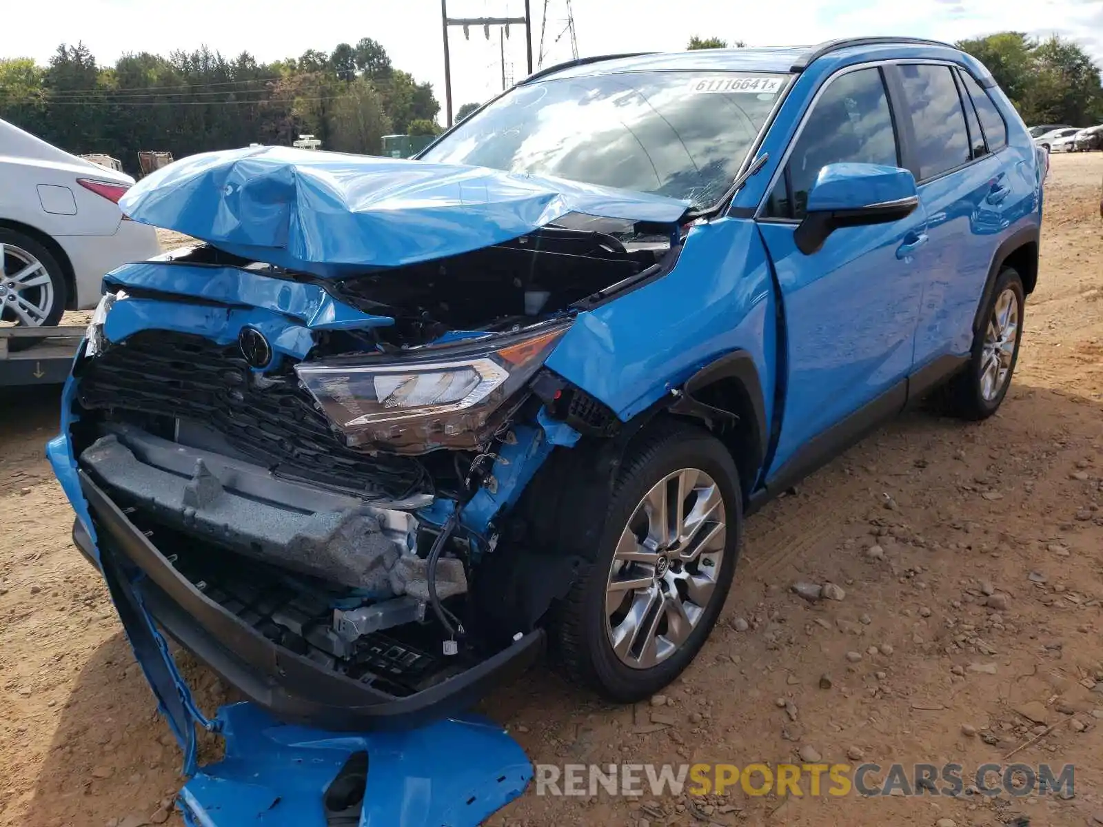 2 Photograph of a damaged car 2T3C1RFV7KW022691 TOYOTA RAV4 2019