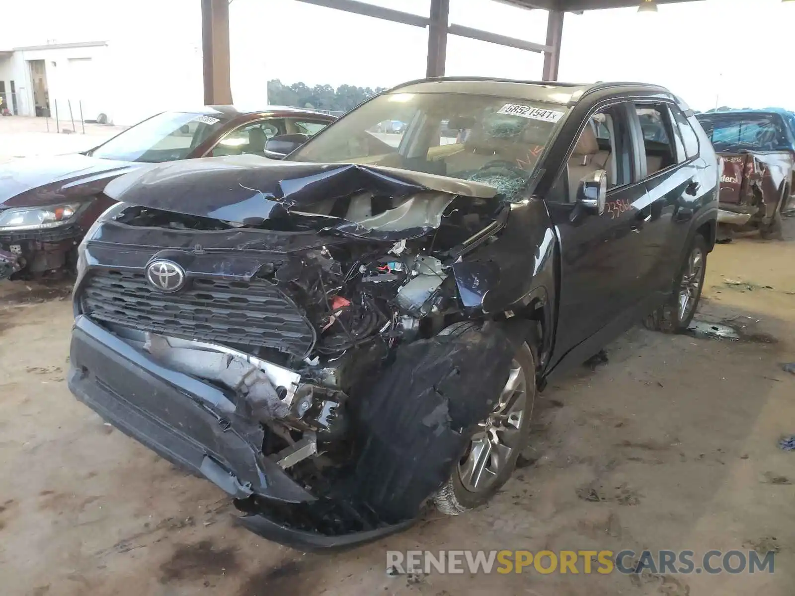 2 Photograph of a damaged car 2T3C1RFV7KW023176 TOYOTA RAV4 2019