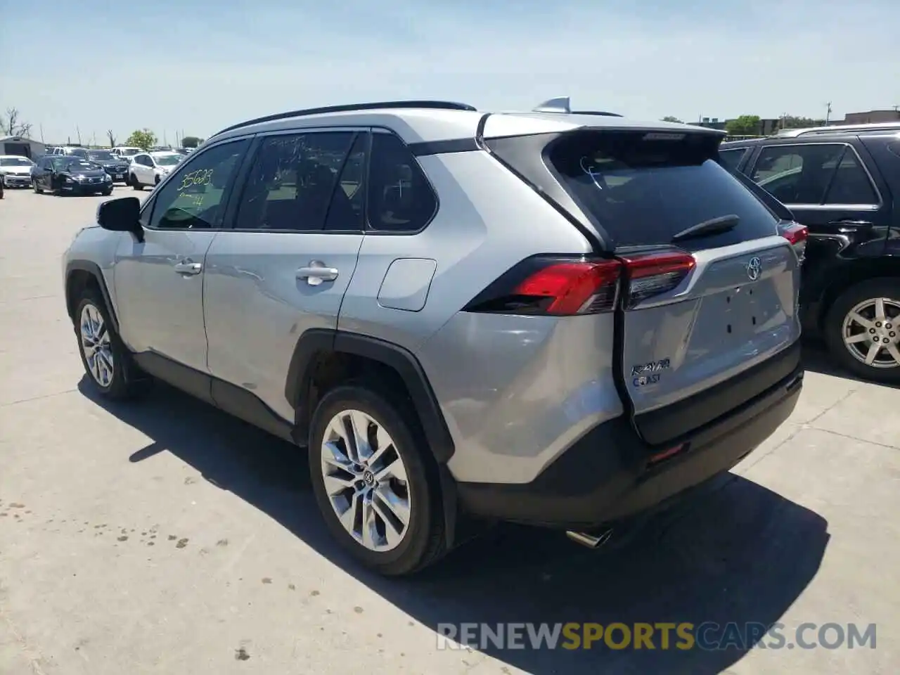 3 Photograph of a damaged car 2T3C1RFV7KW023744 TOYOTA RAV4 2019