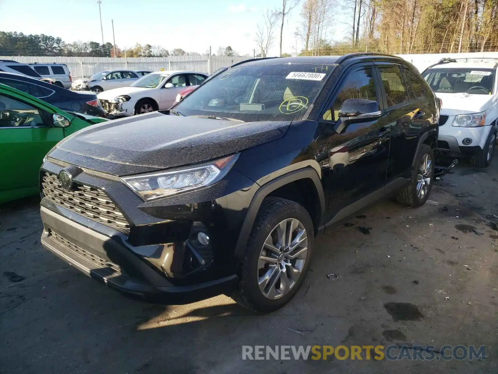 2 Фотография поврежденного автомобиля 2T3C1RFV7KW039944 TOYOTA RAV4 2019