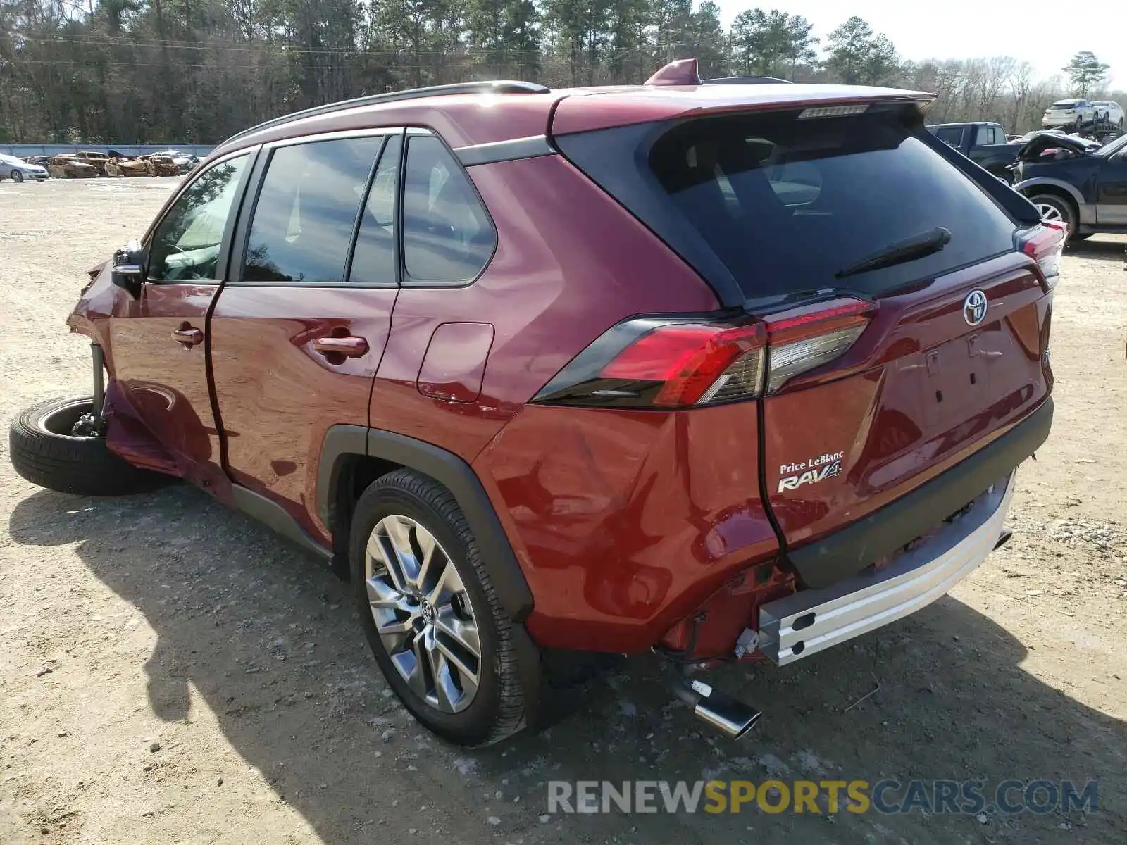 3 Photograph of a damaged car 2T3C1RFV7KW039992 TOYOTA RAV4 2019