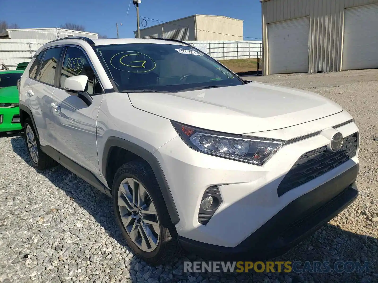 1 Photograph of a damaged car 2T3C1RFV8KC007280 TOYOTA RAV4 2019