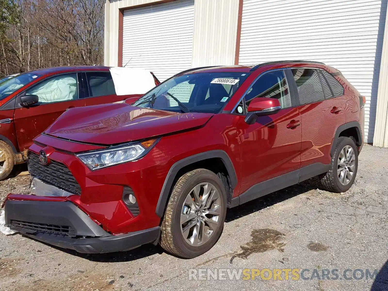 2 Photograph of a damaged car 2T3C1RFV8KC013564 TOYOTA RAV4 2019